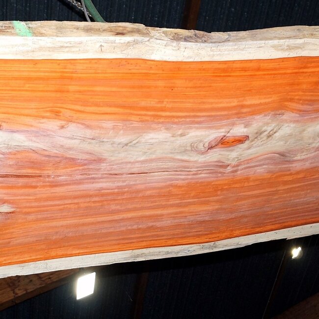 Padouk Tischplatte, ca. 4100 x 1150 x 60 mm, 13420