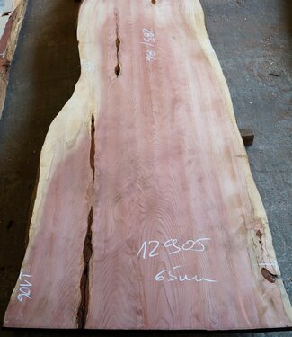 Redwood, table top, approx. 2800(3700) x 830(1060) x 65 mm, 12905