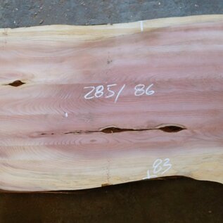 Redwood, table top, approx. 2800(3700) x 830(1060) x 65 mm, 12905