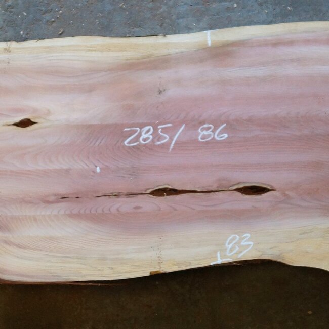 Redwood, table top, approx. 2800(3700) x 830(1060) x 65 mm, 12905