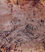Salmon Gum burl, slab, approx. 690 x 530 x 42 mm, 13033