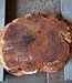 Salmon Gum burl, slab, approx. 680 x 530 x 55 mm, 13027