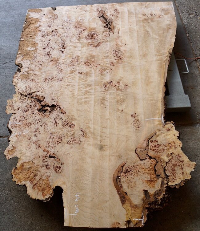 Grisard, tabletop, approx. 1960 x 1350/1060/440 x 60mm, 84kg