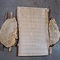 Oak table top, approx. 1230 x 1450/670/830 x 52 mm, 13460