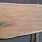 Larch table top, approx. 2030 x 990/810/540 x 70 mm, 13476
