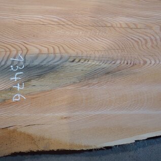Larch table top, approx. 2030 x 990/810/540 x 70 mm, 13476
