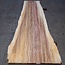 Redwood table top, approx. 2600 x 1230/900/630 x 65 mm, 13503