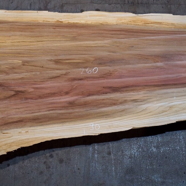 Redwood Tischplatte, ca. 2600 x 1230/900/630 x 65 mm, 13503