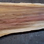 Redwood table top, approx. 2600 x 1230/900/630 x 65 mm, 13503