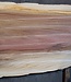 Redwood table top, approx. 2600 x 1230/900/630 x 65 mm, 13503
