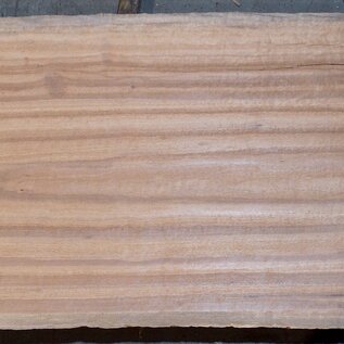 Moabi flamed, table top, approx. 4150 x 800/830/850 x 45 mm, 13505