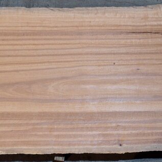 Moabi flamed, table top, approx. 4150 x 910/930/930 x 45 mm, 13507