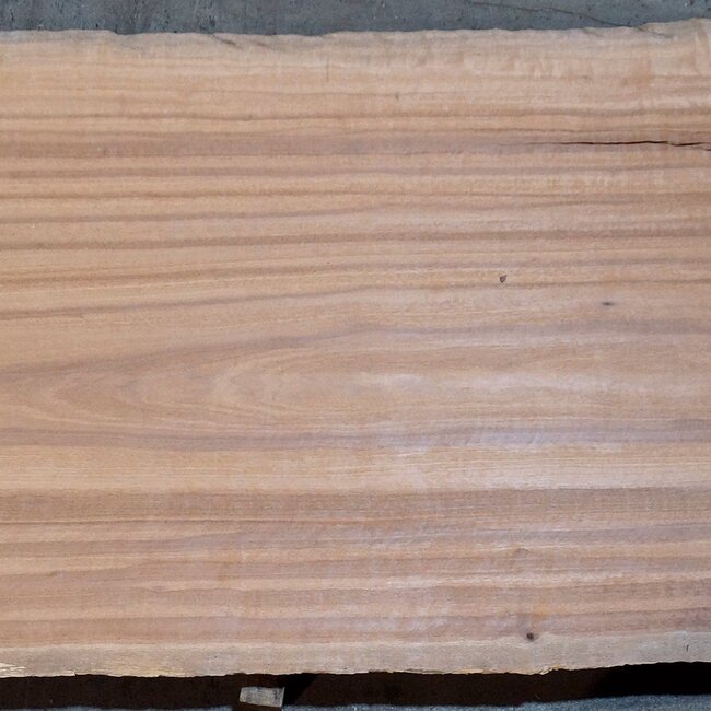 Moabi flamed, table top, approx. 4150 x 910/930/930 x 45 mm, 13507