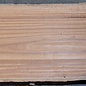 Moabi flamed, table top, approx. 4150 x 910/930/930 x 45 mm, 13507