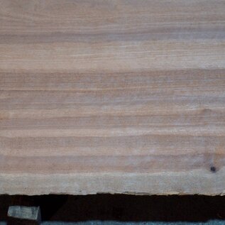 Moabi flamed, table top, approx. 4150 x 910/930/930 x 45 mm, 13507