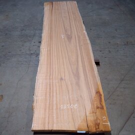 Moabi flamed, table top, approx. 4150 x 930/970/990 x 45 mm, 13508