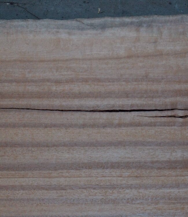 Moabi bunt, Tischplatte, ca. 4150 x 930/970/990 x 45 mm, 13508