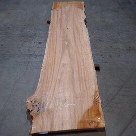 Moabi flamed, table top, approx. 4150 x 870/850/930 x 45 mm, 13509