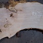 Ash burl table top, approx. 2600 x 980/620/530 x 40-48 mm, 13510