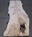 Ash burl table top, approx. 2600 x 1030/990/790 x 40-48 mm, 13514