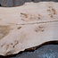 Ash burl table top, approx. 2600 x 1030/990/790 x 40-48 mm, 13514