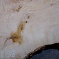 Ash burl table top, approx. 2600 x 1000/980/720 x 40-48 mm, 13517