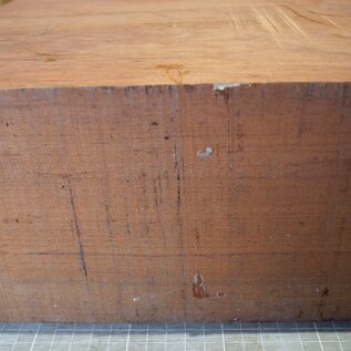Bubinga, ca. 340 x 330 x 120 mm, 13,46 kg