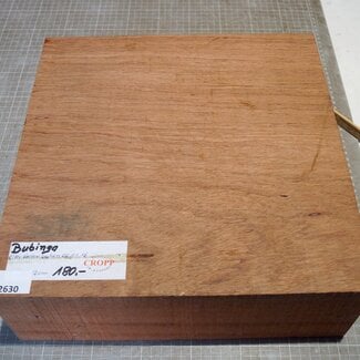 Bubinga, approx. 340 x 330 x 120 mm, 11,74 kg