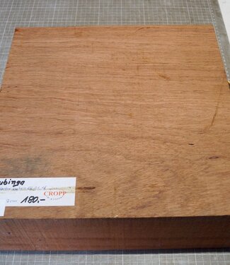 Bubinga, approx. 340 x 330 x 120 mm, 11,74 kg