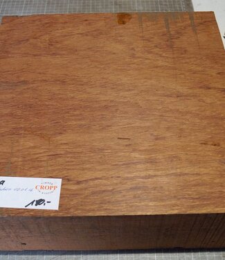 Bubinga, ca. 340 x 330 x 120 mm, 13,68 kg