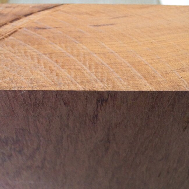 Bubinga, ca. 340 x 330 x 120 mm, 13,68 kg