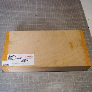 Satinwood, approx. 340 x 170 x 55 mm, 2,98 kg