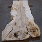 Ash Burl table top, approx. 2000 x 830/710/1250 x 52 mm, 13525