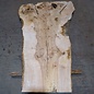 Ash Burl table top, approx. 2000 x 830/710/1250 x 52 mm, 13525