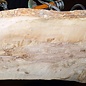 Ash Burl table top, approx. 2000 x 890/740/1190 x 52 mm, 13526