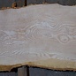 Ash Burl table top, approx. 2000 x 460/460/710 x 52 mm, 13528
