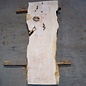 Ash Burl table top, approx. 2000 x 460/460/710 x 52 mm, 13528