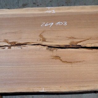 Eyeck table top, approx. 2600 x 1030/1040/1020 x 48 mm, 13536