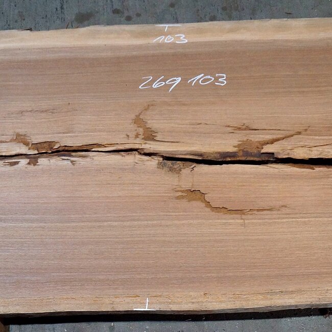 Eyeck Tischplatte, ca. 2600 x 1030/1040/1020 x 48 mm, 13536