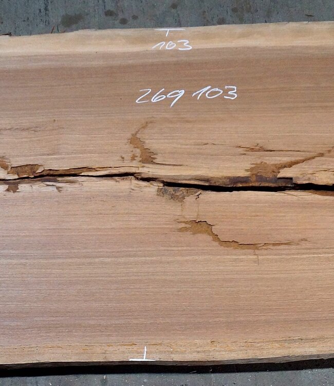 Eyeck Tischplatte, ca. 2600 x 1030/1040/1020 x 48 mm, 13536