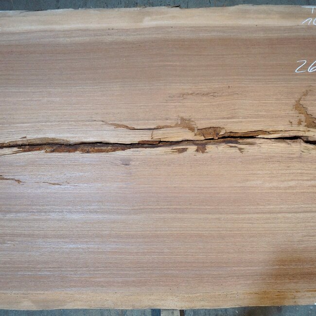 Eyeck table top, approx. 2600 x 1030/1040/1020 x 48 mm, 13536