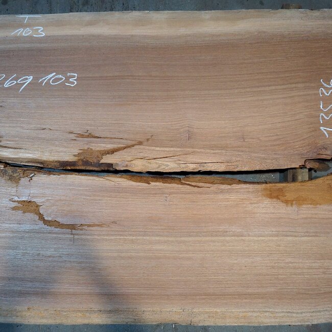 Eyeck Tischplatte, ca. 2600 x 1030/1040/1020 x 48 mm, 13536