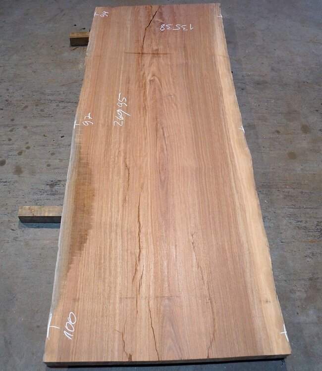 Eyeck table top, approx. 2600 x 950/1000/940 x 48 mm, 13538