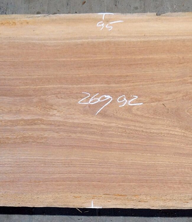 Eyeck table top, approx. 2600 x 920/940/970 x 48 mm, 13544