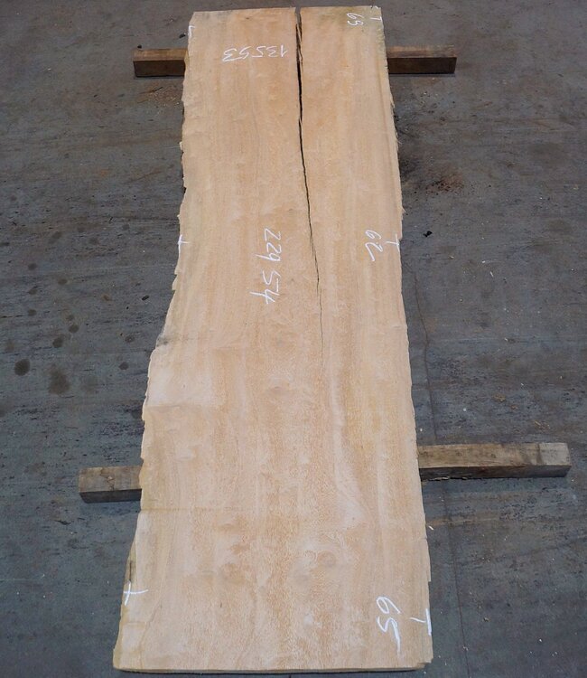 Bossé table top, approx. 2200 x 540/690/650 x 26 mm, 13553