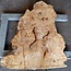 Poplar burl slab, approx. 1200 x 630/980 x 65 mm, 13558