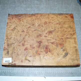 Amboina Maser, ca. 360 x 270 x 60 mm, 3,6 kg