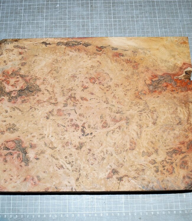 Amboyna burl, approx. 360 x 270 x 60 mm, 3,6 kg