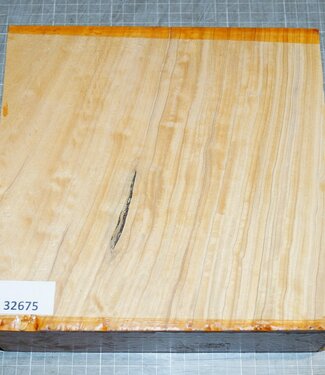 Satin, Zitronenholz, ca. 220 x 220 x 78mm, 4,2kg