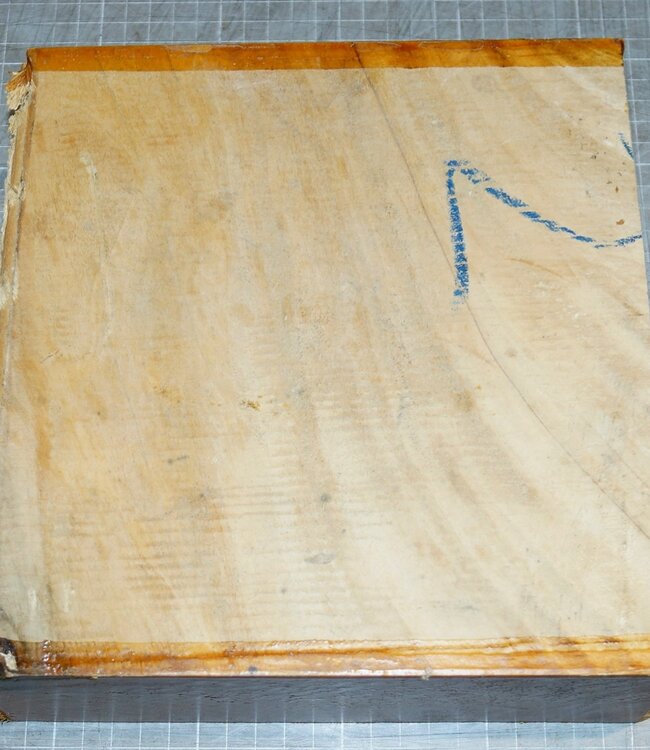 Satinwood, approx. 220 x 215 x 78mm, 3,6kg